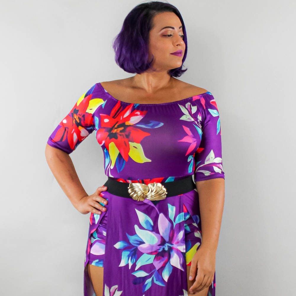 Kore Off Shoulder Romper Dress